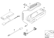 Детали Apollo в центральной консоли для BMW E39 M5 S62 (схема запасных частей)