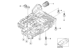 GA6HP26Z Мехатроник доп.элементы для BMW E66 760Li N73 (схема запасных частей)