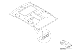 Блок упр.сист.отопл./кондиц.в зад.ч.сал. для BMW E66 760Li N73 (схема запасных частей)