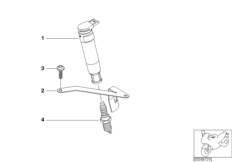 Система зажигания для BMW K15 G 650 Xmoto (0167,0197) 0 (схема запасных частей)