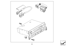 Дооснащение радиоприемником Boost для BMW R50 One D W17 (схема запасных частей)