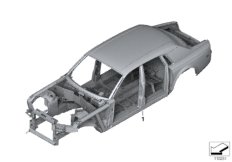 Каркас кузова для ROLLS-ROYCE RR1N Phantom EWB N73 (схема запасных частей)