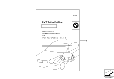 Комплект дооснащения BMW-Online для BMW E63N 650i N62N (схема запасных частей)