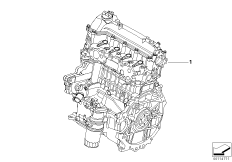 Силовой агрегат для BMW R50 One D W17 (схема запасных частей)