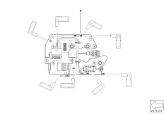 Жгут проводов сист.предпуск.подогрева для BMW E65 740d M67 (схема запасных частей)