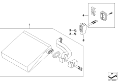Испаритель/ предохранительный клапан для BMW E86 Z4 3.0si N52 (схема запасных частей)
