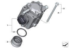 Система впрыска - насос высокого давл. для BMW RR2 Drophead N73 (схема запасных частей)