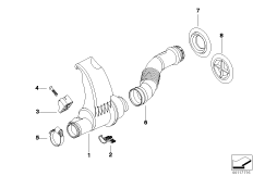 Акустический генератор для BMW E85 Z4 2.2i M54 (схема запасных частей)