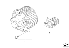 Вентилятор/дополнительные элементы для BMW E85 Z4 M3.2 S54 (схема запасных частей)