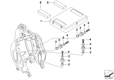 Крышка отсека управл.электроники/доп.эл. для BMW 59C3 R 1200 C Indep. 00 (0405,0433) 0 (схема запасных частей)