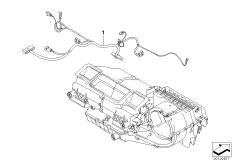 Пучок проводов отопителя/кондиционера для BMW E85 Z4 2.2i M54 (схема запасных частей)