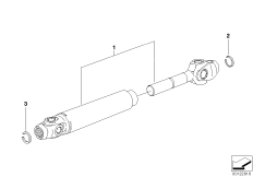 Карданный вал для MOTO 89V2 K 1100 LT (0526, 0536) 0 (схема запасных частей)