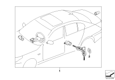 одновременное запирание для BMW E60 M5 S85 (схема запасных частей)