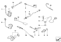 Различные переключатели для MOTO 59C3 R 1200 C Indep. 03 (0362,0391) 0 (схема запасных частей)
