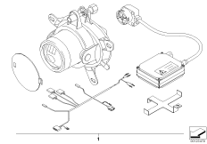 К-т доосн.доп.ксеноновой фарой для BMW E46 325xi M54 (схема запасных частей)