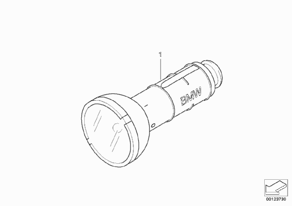 Различные огни для BMW E38 L7 M73 (схема запчастей)