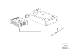 CD-чейнджер для MOTO 89V3 K 1200 LT 04 (0549,0559) 0 (схема запасных частей)