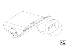 Индивидуальный дверной карман кожа для BMW E46 323Ci M52 (схема запасных частей)