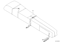 Лыжный чехол для BMW E46 316ti N42 (схема запасных частей)