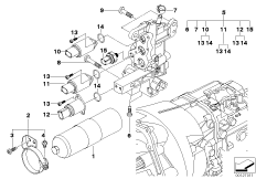 GS5S31BZ(SMG) - ресивер / клапаны для BMW E46 325Ci M54 (схема запасных частей)