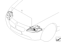 К-т доосн.биксеноновыми фарами для BMW E85 Z4 2.5i M54 (схема запасных частей)