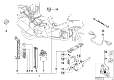 Жгут проводов/отсек управл.электроники для BMW C1N C1 200 (0192) 0 (схема запасных частей)