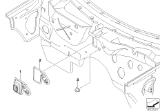 Различные кабельные втулки для BMW E85 Z4 2.2i M54 (схема запасных частей)