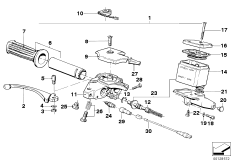 Модуль ручки П для BMW 2471 R 65 GS 0 (схема запасных частей)