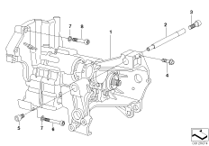 МКПП с повышающей передачей для BMW R28 R 1150 R Rockster (0308,0318) 0 (схема запасных частей)