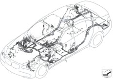 Основной жгут проводов, дубликат для BMW F11 535dX N57Z (схема запасных частей)