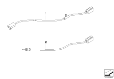 Антенный провод радиоприемника для BMW E46 318td M47N (схема запасных частей)