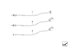 Антенный кабель GPS для BMW E46 330Ci M54 (схема запасных частей)