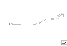 Антенный провод VICS для BMW E46 320Ci M54 (схема запасных частей)