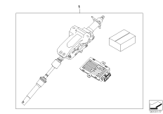 Доосн.индикатором повреждения шин (RPA) для BMW E65 730i M54 (схема запасных частей)