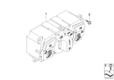 Блок управления освещением для BMW E64N 630i N52N (схема запасных частей)