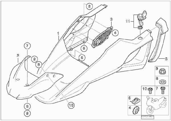 Колпак колеса Вх для BMW R21A R 1150 GS Adv. 01 (0441,0492) 0 (схема запчастей)