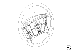 К-т доосн.многофункц. рулевым колесом для BMW E83 X3 2.0i N46 (схема запасных частей)