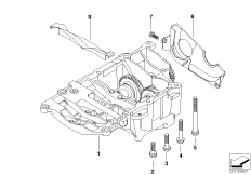 Балансир кривошипно-шатунного механизма для BMW E60N 520d M47N2 (схема запасных частей)