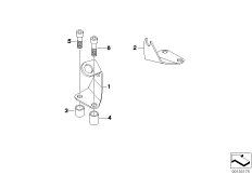 Кронштейн панели управления / микрофон для BMW K26 R 1200 RT 05 (0368,0388) 0 (схема запасных частей)