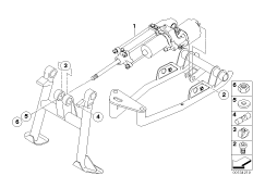 Исполнительный механизм для MOTO 89V3 K 1200 LT 04 (0549,0559) 0 (схема запасных частей)