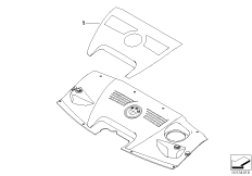 Крышка радиатора Alu-Look для BMW E85 Z4 2.2i M54 (схема запасных частей)