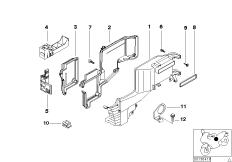 Ванна д.лужения/блок предохр./доп.элем. для BMW K41 K 1200 GT 01 (0548,0558) 0 (схема запасных частей)