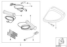 Комплект нагревательных приборов для MOTO C1N C1 200 (0192) 0 (схема запасных частей)