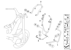 Защитная дуга Пд для BMW R28 R 850 R 02 (0428) 0 (схема запасных частей)