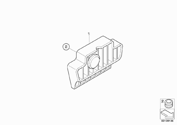 Компл.защ.для дв.по пересеченной местн. для BMW R21A R 1150 GS Adv. 01 (0441,0492) 0 (схема запчастей)