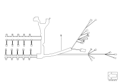 жгут проводов двигателя для BMW E64 M6 S85 (схема запасных частей)
