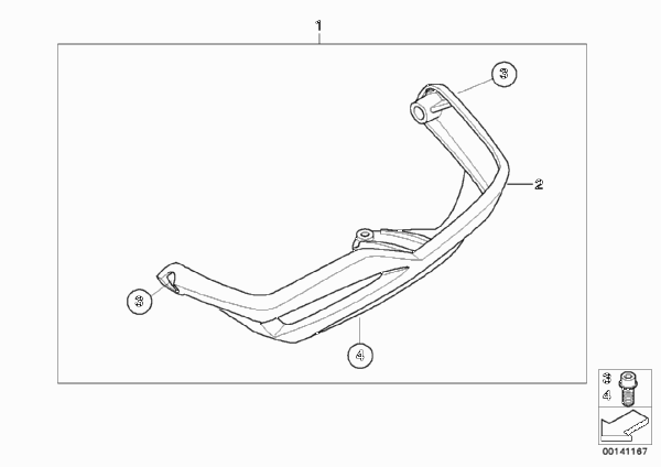 Защитная крышка клапанов, пластмасса для BMW K25 R 1200 GS 04 (0307,0317) 0 (схема запчастей)