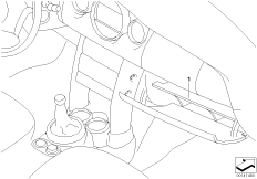 Перчаточный ящик, нижняя часть для BMW R55N Coop.S JCW N14 (схема запасных частей)