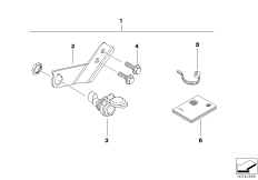 Комплект дооснащения гнезда разъема для BMW K28 R 1200 ST (0328,0338) 0 (схема запасных частей)