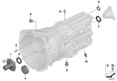 GS6-53BZ/DZ Картер и доп.элементы для BMW E63N 650i N62N (схема запасных частей)